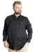 Big Size Mens Shirt Tom Oxford 23303 Black
