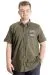 Mens Big Size Gabardinee Shirt ONE CITY 23307 Khaki