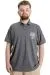 Big Size Mens T-Shirt Polo INDUSTRY 23316 AntraMelange