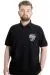 Big Size Mens T-Shirt Polo INDUSTRY 23316 Black