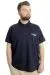 Big Size Mens T-Shirt Polo PORT SHIELD 23317 Navy Blue