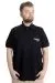 Big Size Mens T-Shirt Polo PORT SHIELD 23317 Black