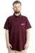 Big Size Mens T-Shirt Polo SUPER 23318 Plum