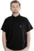 Big Size Mens T-Shirt Polo with pocket Golf WAFFLE 23320 Black