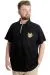 Big Size Mens T-Shirt Polo CHOOSE YOUR MODE 23321 Black