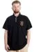 Big Size Mens T-Shirt Polo ADVENTURE 23323 Black