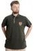 Big Size Mens T-Shirt Polo MODE TEAM 23324 Khaki