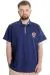Big Size Mens T-Shirt Polo MODE TEAM 23324 Indigo