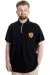 Big Size Mens T-Shirt Polo MODE TEAM 23324 Black