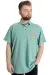 Big Size Mens T-Shirt Polo MODE TEAM 23324 Green