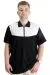 Big Size Mens T-Shirt Polo FRAGMENTED 23325 Black