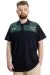 Big Size Mens T-Shirt Polo CHNGYRMD 23328 Navy Blue