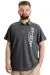 Big Size Mens T-Shirt Polo FLT 23329 AntraMelange