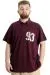 Big Size Mens T-Shirt Polo LIMITED 23330 Plum
