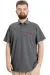 Big Size Mens T-Shirt Polo CARPE DIEM 23333 AntraMelange