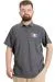 Big Size Mens T-Shirt Polo ABSOLUTE DESTINY 23335 AntraMelange