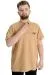 Big Size Mens T-Shirt Polo AIRFORCE 23337 Beige