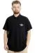 Big Size Mens T-Shirt Polo AIRFORCE 23337 Black