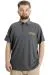 Big Size Mens T-Shirt Polo HORSE 23339 AntraMelange