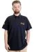 Big Size Mens T-Shirt Polo HORSE 23339 Navy Blue