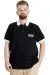 Big Size Mens Polo T-shirt 1991 23341 Black