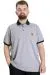 Big Size Mens Polo T-shirt RANGERS 23342 Grey Melange