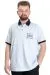 Big Size Mens Polo T-shirt DNM 23343 Blue