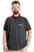 Big Size Mens Polo T-shirt SAILING 23344 AntraMelange