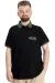 Big Size Mens Polo T-shirt SAILING 23344 Black