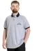 Big Size Mens Polo T-shirt GOOD TIMES 23345 Grey Melange