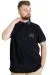 Big Size Mens Polo T-shirt HIGH 23346 Navy Blue
