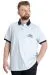 Big Size Mens Polo T-shirt HIGH 23346 Blue