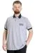 Big Size Mens Polo T-shirt LEGEND 23347 Grey Melange
