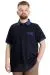 Big Size Mens T-Shirt Polo LEGEND 23347 Navy Blue