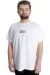 Big Size Mens T-Shirt NEWYORK WAFFLE 23400 White