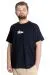 Big Size Mens T-Shirt NEWYORK WAFFLE 23400 Navy Blue