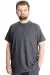 Big Size Mens Crew Neck Basic T-shirt WAFFLE 23401 AntraMelange