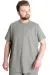 Big Size Mens Crew Neck Basic T-shirt WAFFLE 23401 Khaki