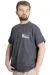 Big Size Mens Crew Neck T-shirt YAKUZA 23402 AntraMelange