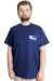 Big Size Mens Crew Neck T-shirt YAKUZA 23402 Indigo