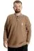 Big Tall Mens Polo Sweatshirt Velvet substitute Horse 23442 Light Brown