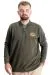 Big Size Sweat Velvet substitute Crown Of A King 23447 Khaki