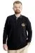 Big Size Sweat Velvet substitute Crown Of A King 23447 Black