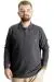 Big Size Sweat Polo Velvet substitute Mode 23448 AntraMelange