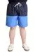Big Size Mens Swimming Short FRAGMENTED 23458 Indigo
