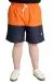 Big Size Mens Swimming Short FRAGMENTED 23458 Oranj