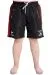 Man Swimming Short SHIELD 23459 Black-Burgundy