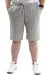 Big Size Mens with pocket Short WAFFLE 23498 Grey Melange