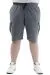 Big Size Mens Short Cargo Pocket WAFFLE 23500 Light Navy Blue