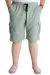 Big Size Mens Short Cargo Pocket WAFFLE 23500 Cagla Greeni